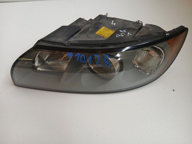 10128 Volvo V50 2006-2012 Lámpa , Fényszóró Használt sima Bal első 