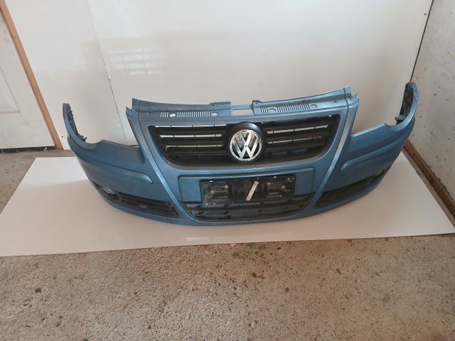 10117 Volkswagen Polo 2003-2009 Lökhárító Használt első Kék 