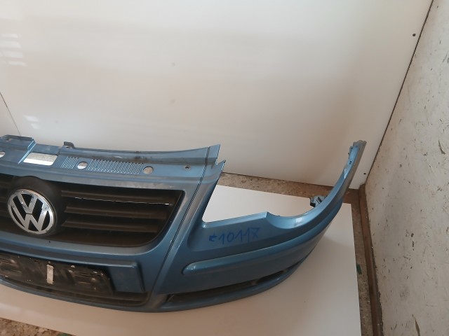 10117 Volkswagen Polo 2003-2009 Lökhárító Használt első Kék 