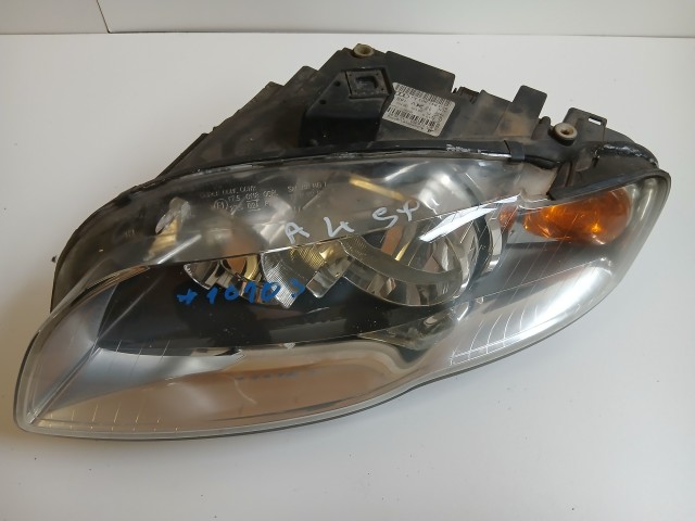 10103 Audi A4 B7 2004-2008 Lámpa , Fényszóró Használt Bal első 
