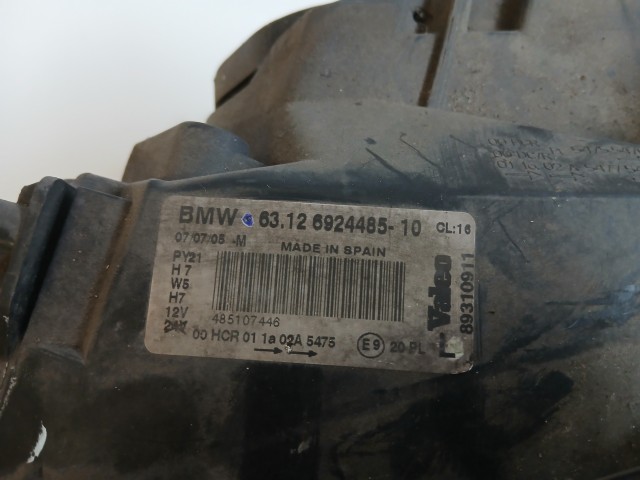 10095 BMW 1 (E87) 2004-2011 Lámpa , Fényszóró Használt Bal első 