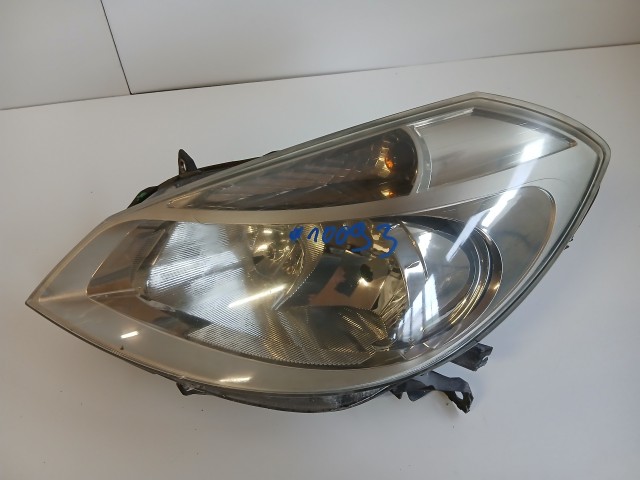 10093 Renault Clio III. 2007-2014 Lámpa , Fényszóró Használt Bal első 