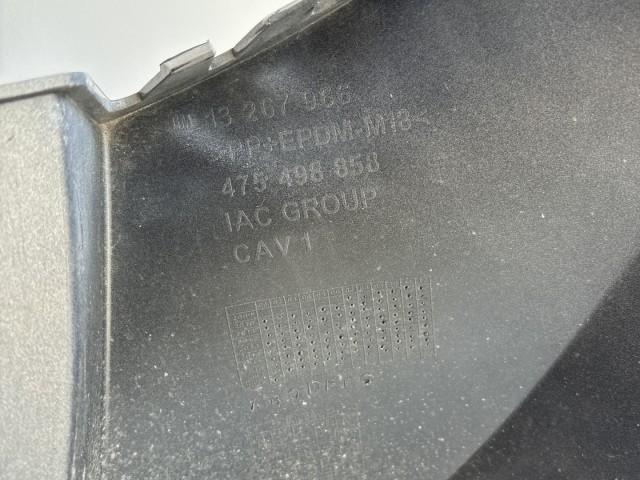 10183 Opel Meriva B 2010-2017 Lökhárító Használt hátsó Szürke Z40w