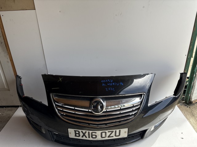 10197 Opel Meriva B 2010-2017 Lökhárító Használt első Fekete Z22c