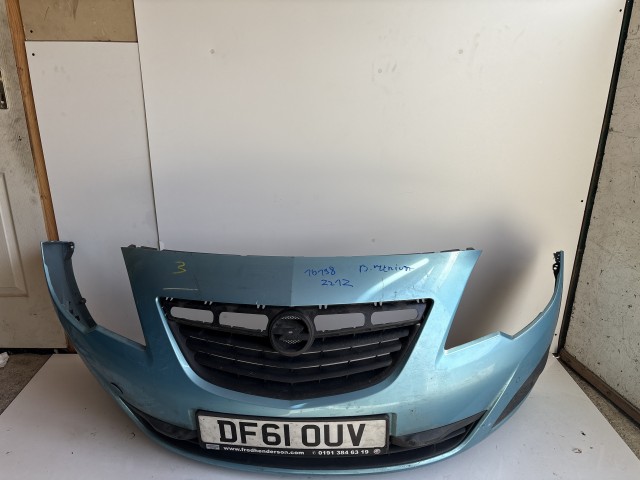 10198 Opel Meriva B 2010-2017 Lökhárító Használt első Türkiz Z21z