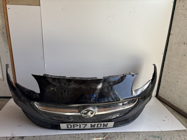 10203 Opel Corsa E 2014- 2014 Lökhárító Használt első Fekete Z22c