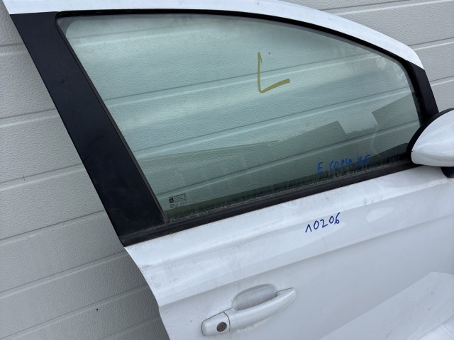 10206 Opel Corsa E 2014- 2014 Ajtó Használt Jobb első Fehér Z40r