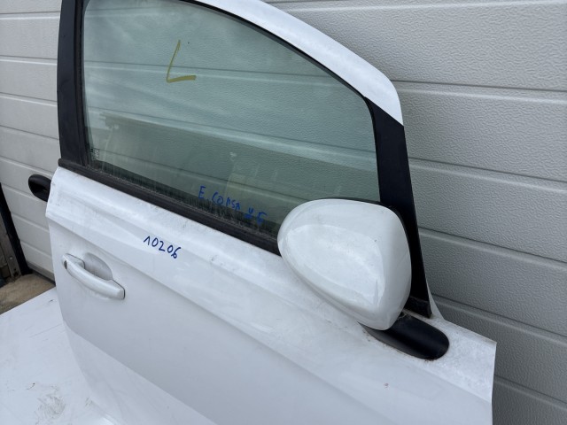 10206 Opel Corsa E 2014- 2014 Ajtó Használt Jobb első Fehér Z40r