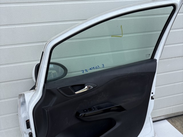 10206 Opel Corsa E 2014- 2014 Ajtó Használt Jobb első Fehér Z40r