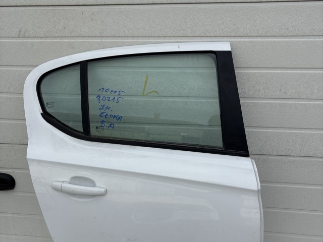 10215 Opel Corsa E 2014- 2014 Ajtó Használt Jobb hátsó Fehér 