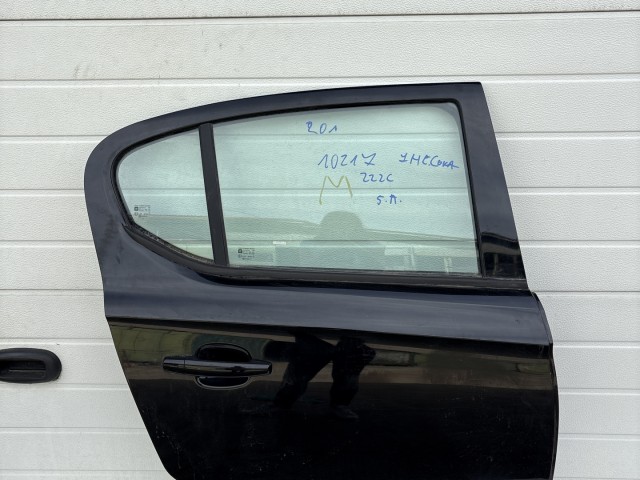 10217 Opel Corsa E 2014- 2014 Ajtó Használt Jobb hátsó Fekete Z22c