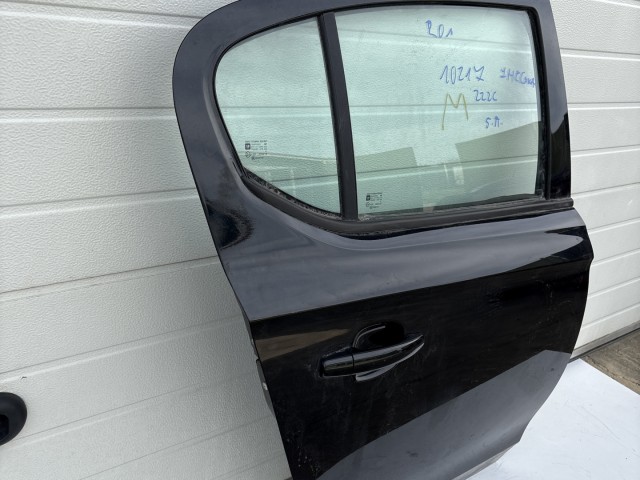 10217 Opel Corsa E 2014- 2014 Ajtó Használt Jobb hátsó Fekete Z22c