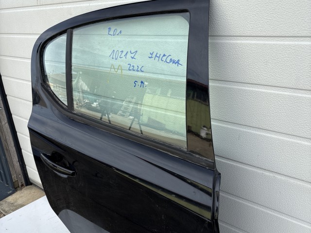 10217 Opel Corsa E 2014- 2014 Ajtó Használt Jobb hátsó Fekete Z22c