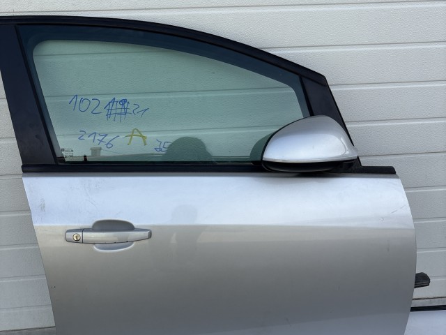 10221 Opel Astra J 2009-2015 Ajtó Használt Jobb első Szürke Z176