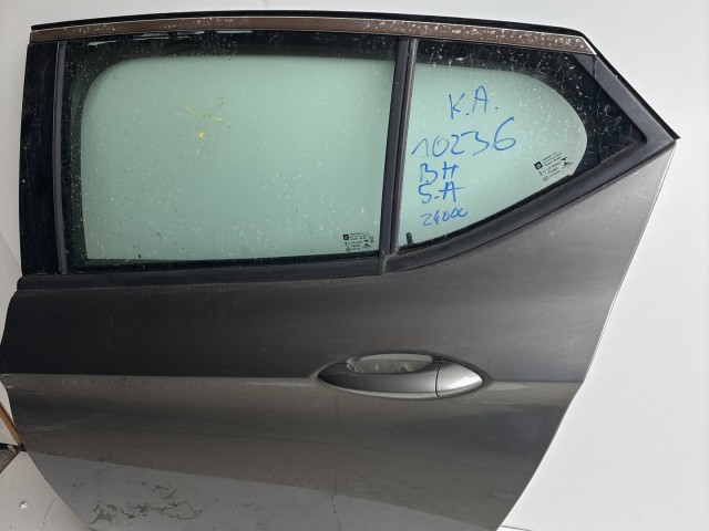 10236 Opel Astra K 2015 Ajtó Használt Bal hátsó Grafit Z40w