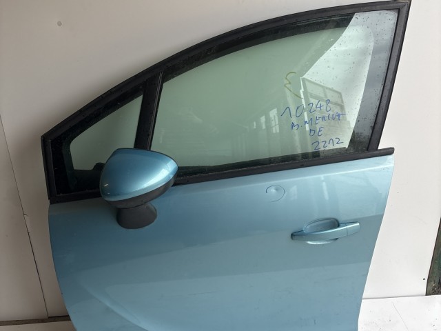 10248 Opel Meriva B 2010-2017 Ajtó Használt Bal első Kék Z212