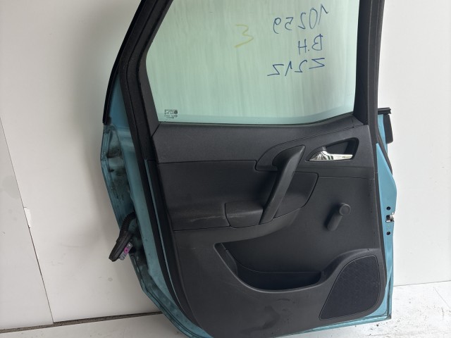 10259 Opel Meriva B 2010-2017 Ajtó Használt Bal hátsó Kék Z21z