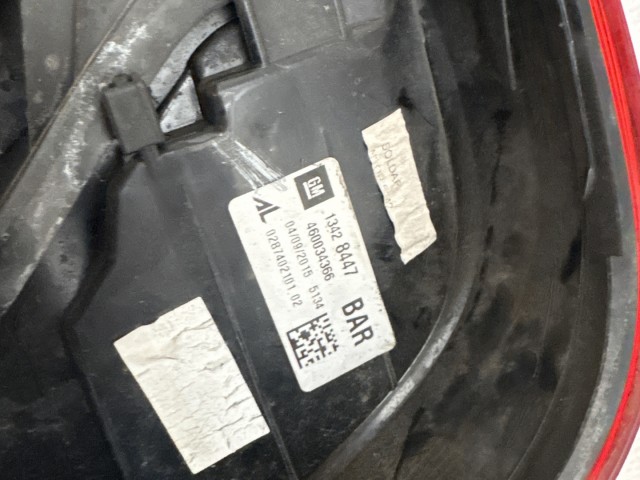 10273 Opel Corsa E 2014- 2014 Lámpa , Fényszóró Használt Bal hátsó