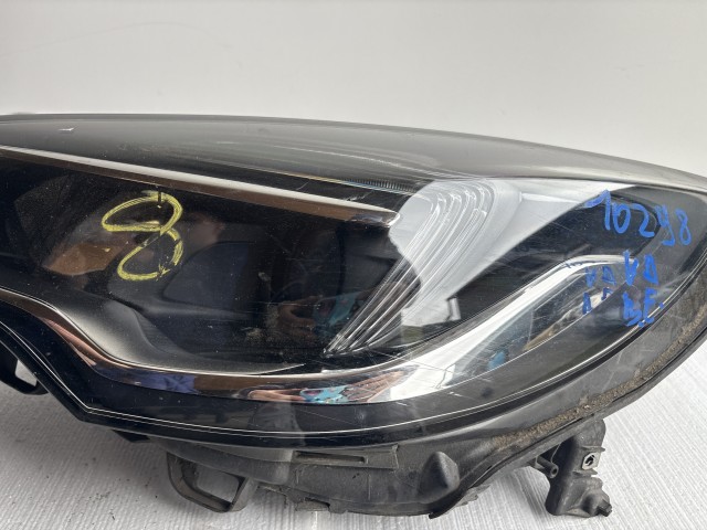 10298 Opel Astra K 2015 Lámpa , Fényszóró Használt Bal első 