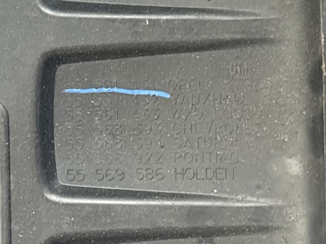 Opel Meriva B 2010-2017 Motorburkolat Használt 1.4