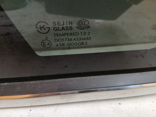 Opel Antara 2006-2015 Üveg Használt Sötét fix bal hátsó karoszériában