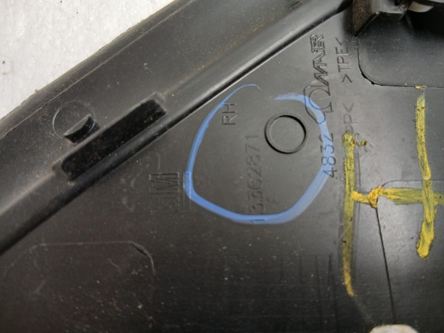 Opel Meriva B 2010-2017 sárvédő csavar takaró Jobb első