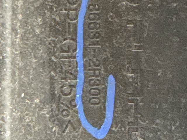 Hyundai I 30 2007-2011 Lökhárító tartó Használt hátsó