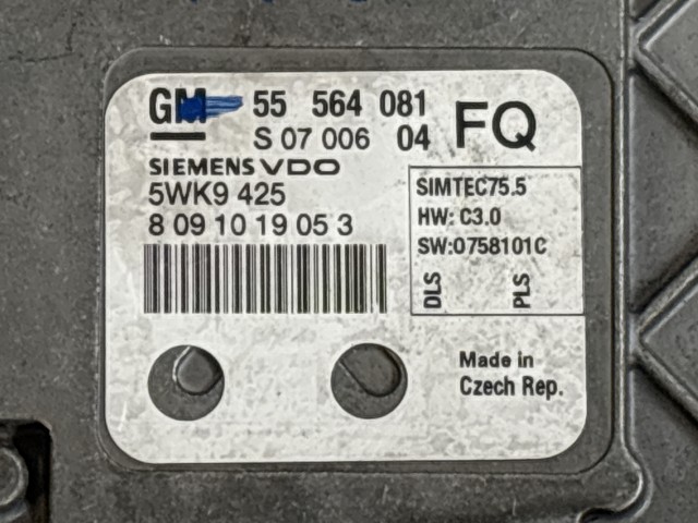 Opel Astra H 2004-2010 2004-2010 Motorvezérlő Használt   