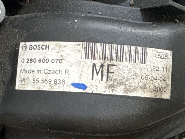 Opel Meriva A 2003-2010 Szívósor Használt 