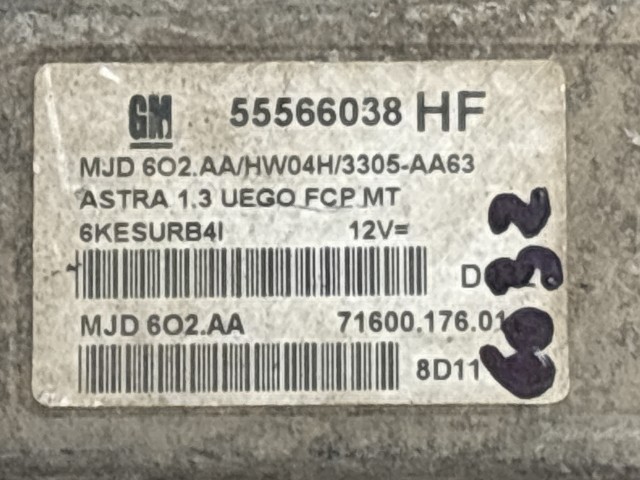 Opel H astra 2004-2014 Motorvezérlő Használt  1.3 CDTI