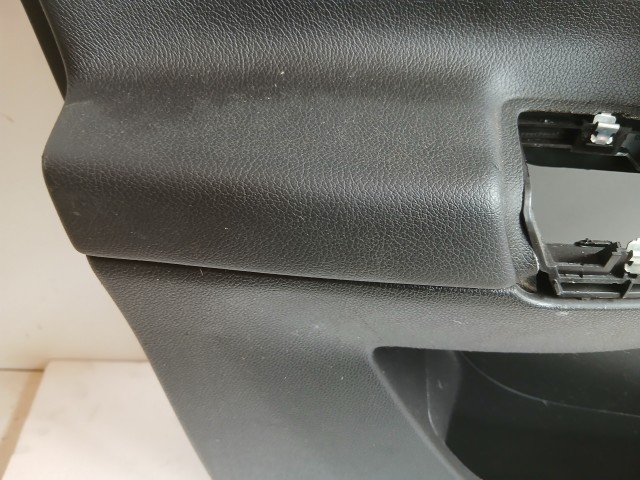 Opel Meriva B 2010-2017 Ajtókárpit Fekete bőr és műanyag bal hátsó  
